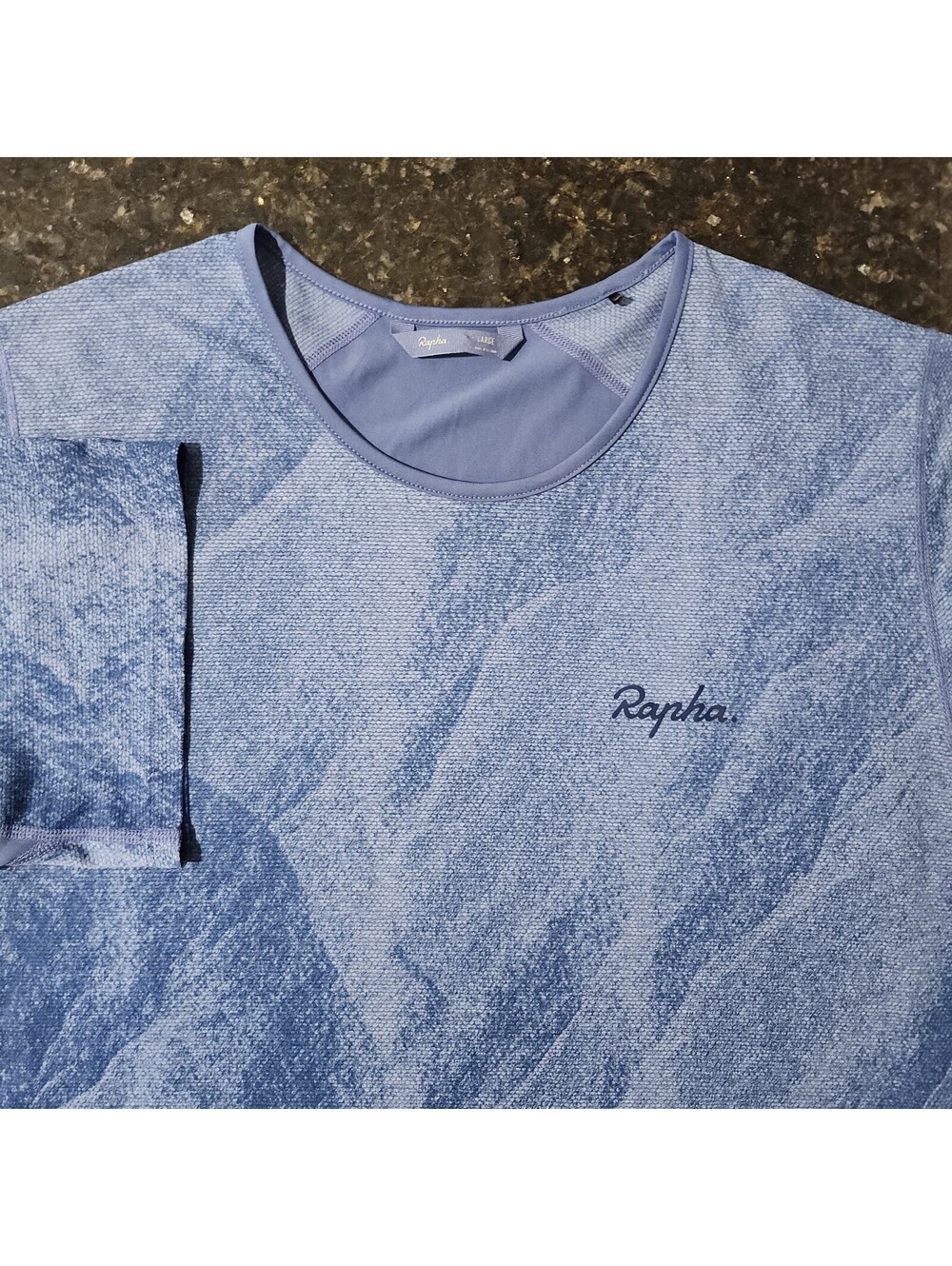 Rapha Trail Lightweight T Shirt Print Pack Outdoor Running Training Mens Large